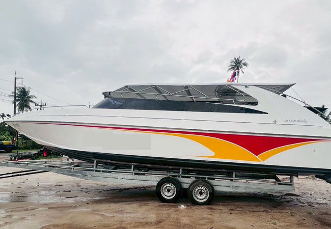 NPSM Wooden Speedboat Exterior